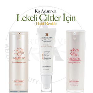Kış Aylarında Lekeli Ciltler için (Hafif Renkli) Bakım Seti