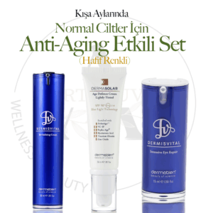 Kış Aylarında Normal Ciltler için Anti Aging Etkili Cilt Bakım Seti (Hafif Renkli)