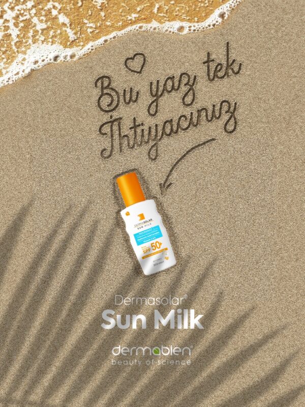 Dermasolar Sun Milk 200ml - 50+ SPF Vücut & Yüz Güneş Sütü 1 WhatsApp Image 2025 07 07 at 10.50.18