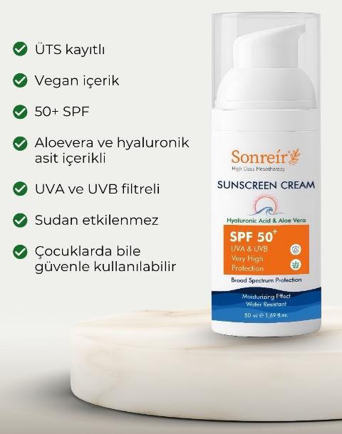 Sonreir High Class Mezoterapy Sunscreen Cream SPF50+